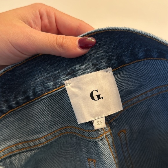 G. Label by Goop High Rise Wide Leg Jeans - Picture 4 of 5